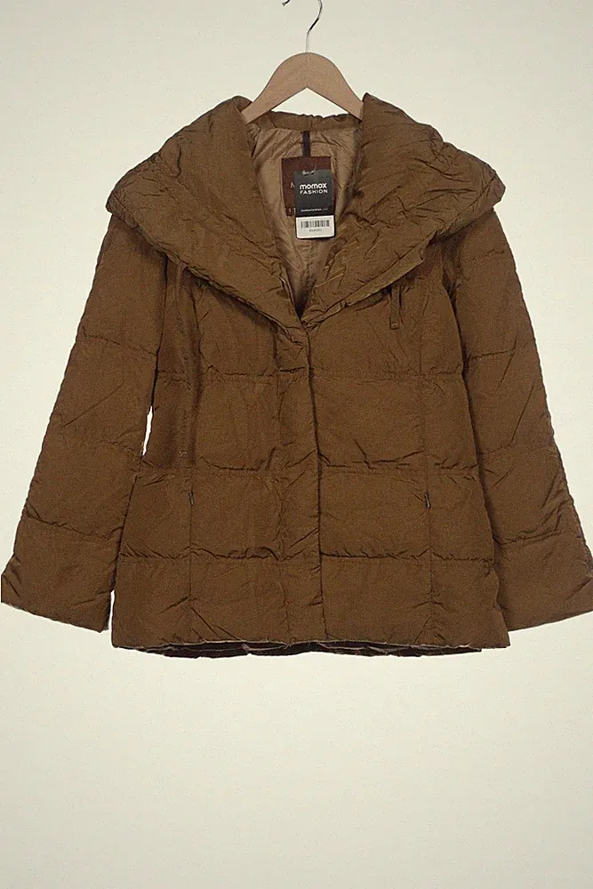 Moncler Jacke Damen Anorak Jacket Kurzmantel Gr. S Daunen Leder Braun #mkw97yy
