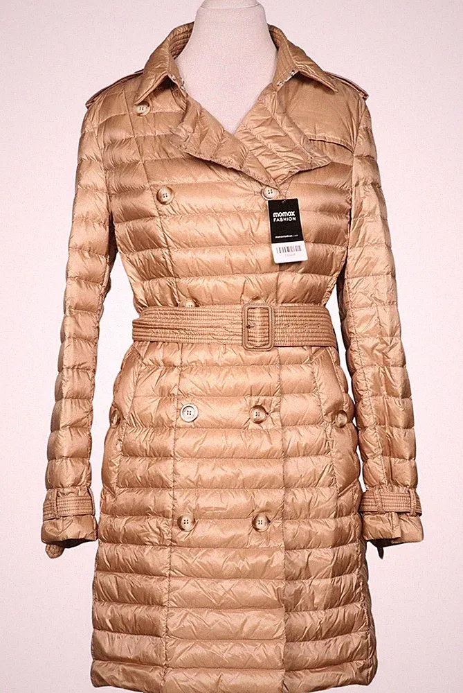 Beige Daunenparka