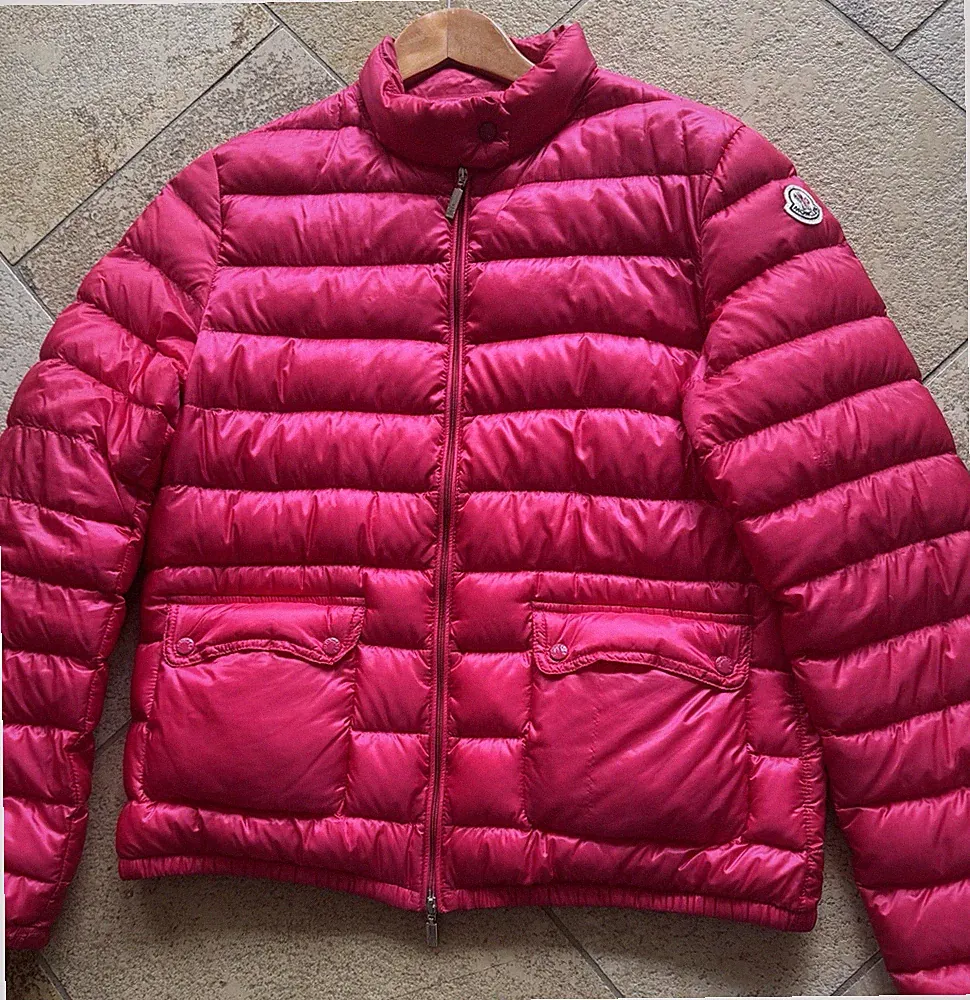 Moncler Übergangs Daunen Damen Jacke Lans Gr.4 / 38 / 40 Pink