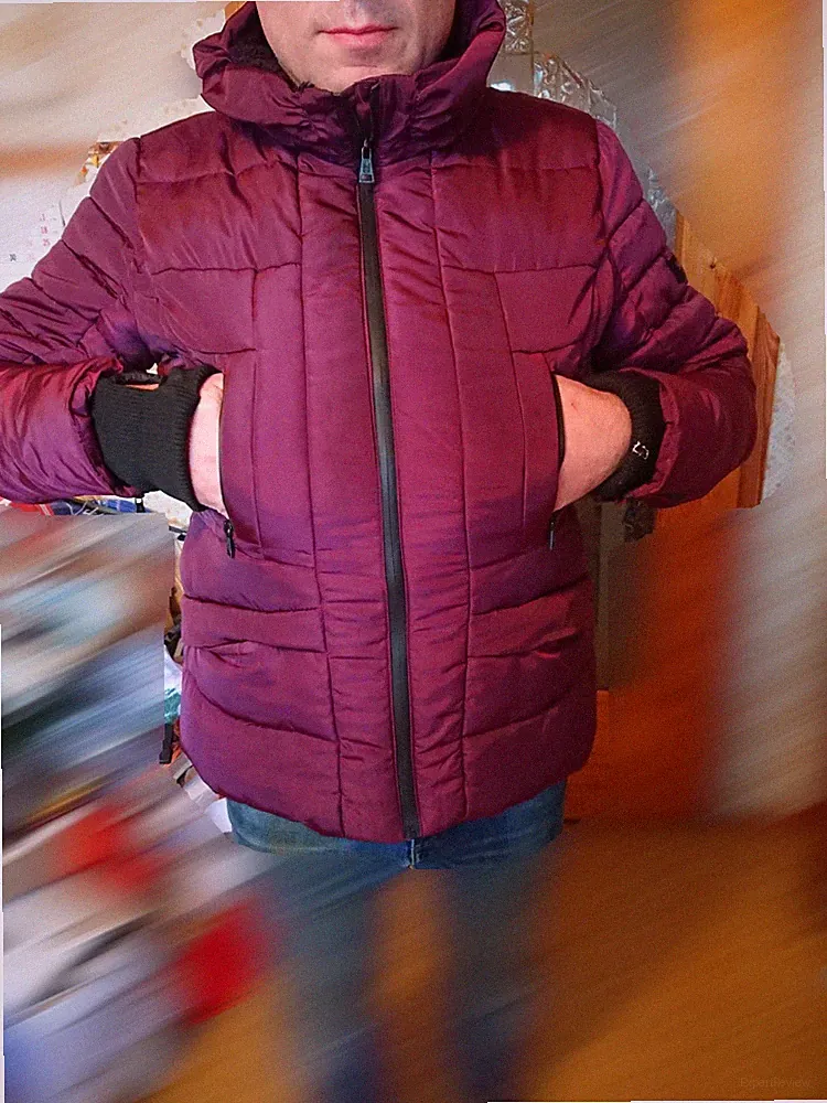 Navahoo Damen Jacke Wintermantel Daunenjacke XL bordeaux rot * TOP ZUSTAND