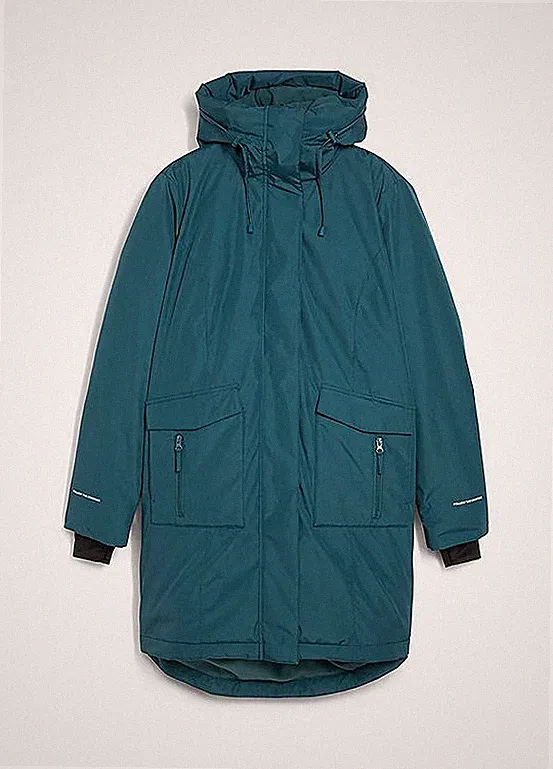 Neu Daunenmantel Gr. 50 Pfeffergrün Damen-Mantel Jacke Coat Parka