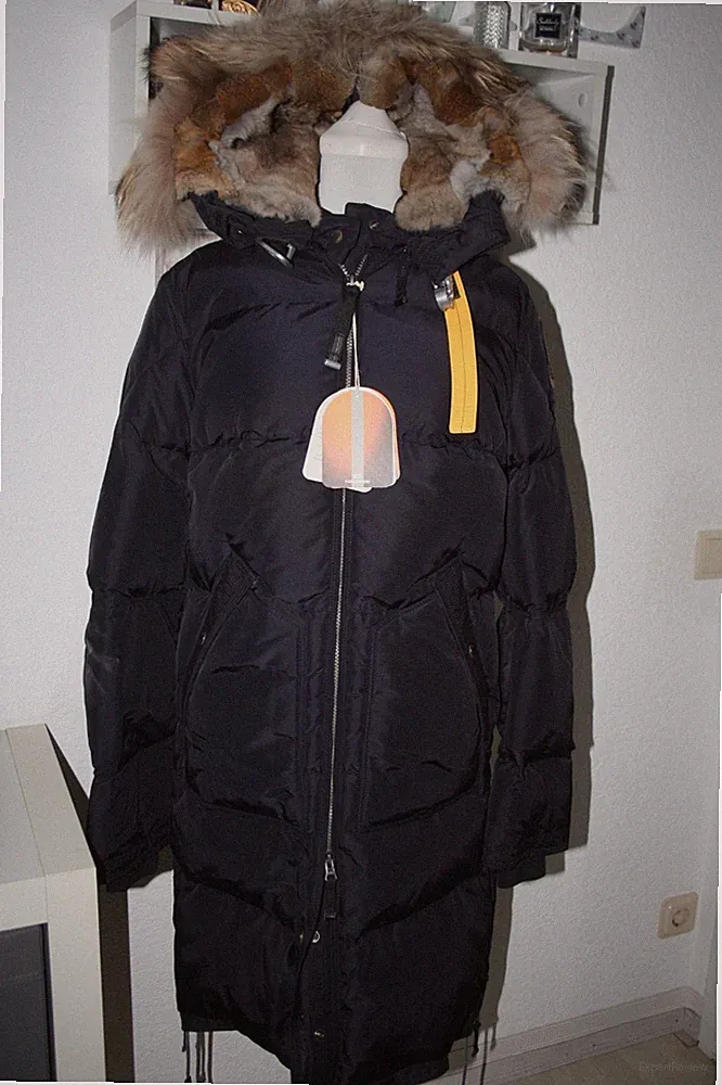 Neu NP €809 Parajumpers Long Bear Daunenmantel Winter Mantel Gr. L Nachtblau