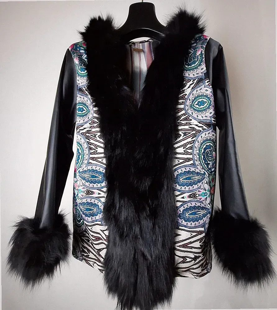 Neue Echtfelljacke FUR COAT MANTEAU Fourrure 毛皮