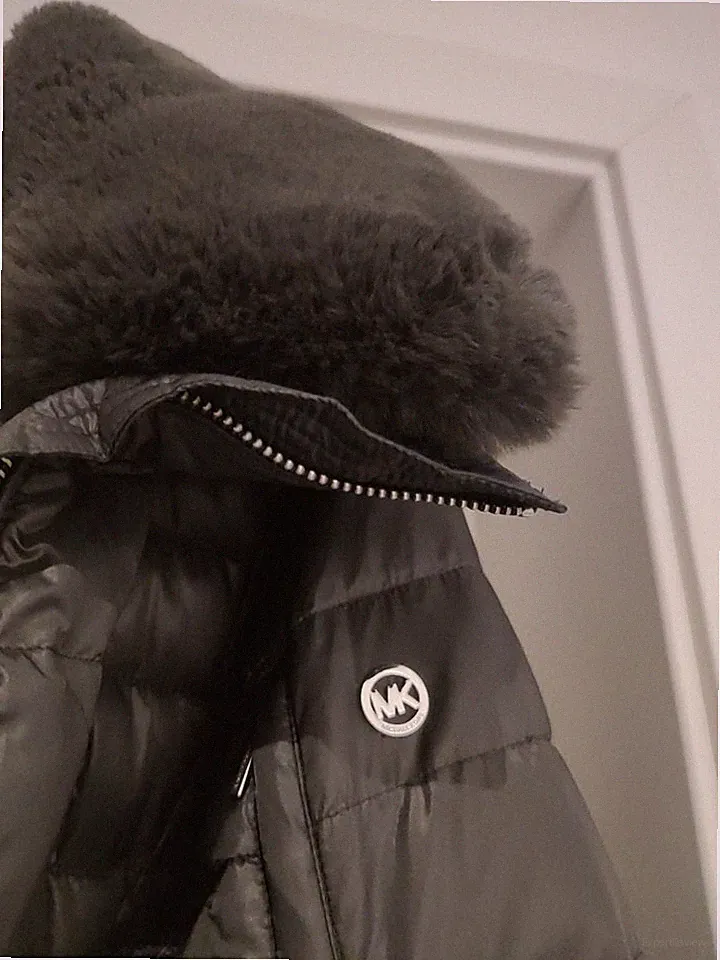 NEUw Michael Kors MK Mantel Winter Parka Jacke Kurzmantel Kapuze Daunen XL 42 44