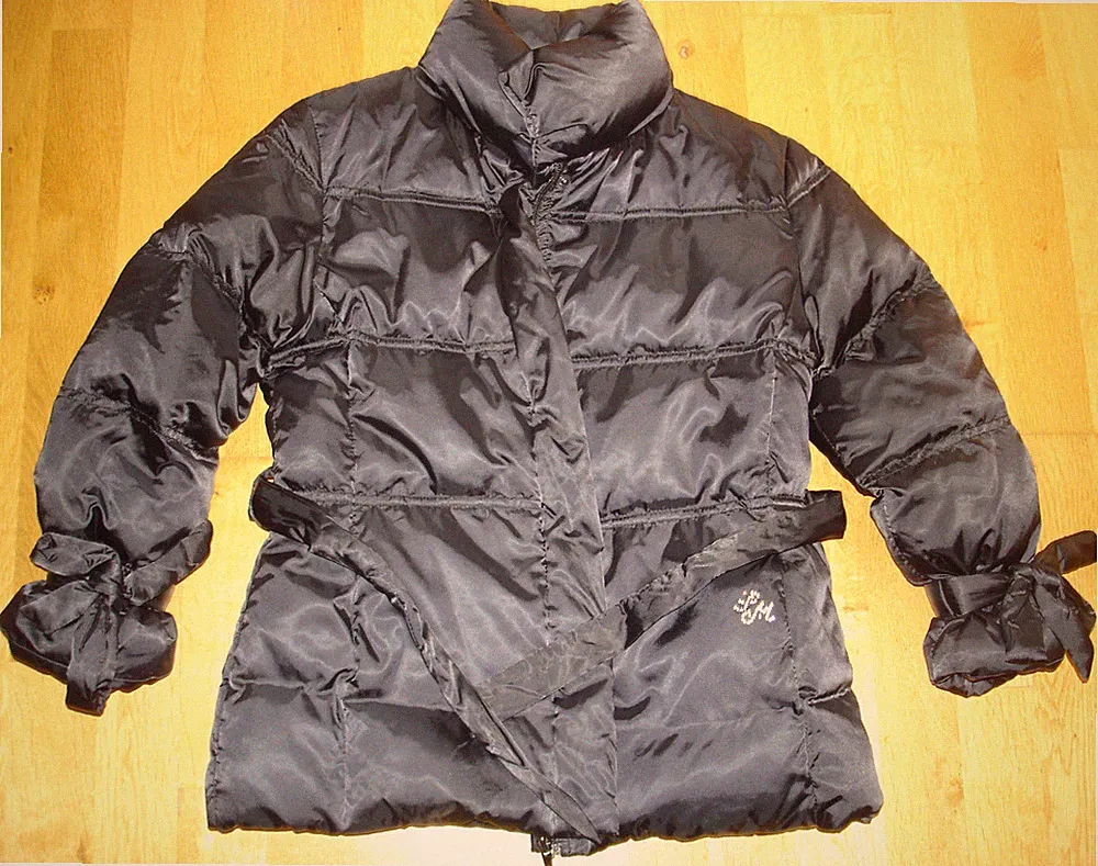 NEUw PAPERMOON Piuma edle Daunenjacke Gr 128 Winterjacke 100% Daunenmantel Italy