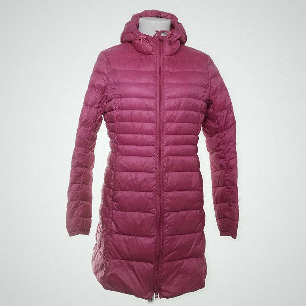 Newport, Daunenmantel, Damen, Größe: 38, Pink, Daune/Feder/Nylon, Einfarbig #nms