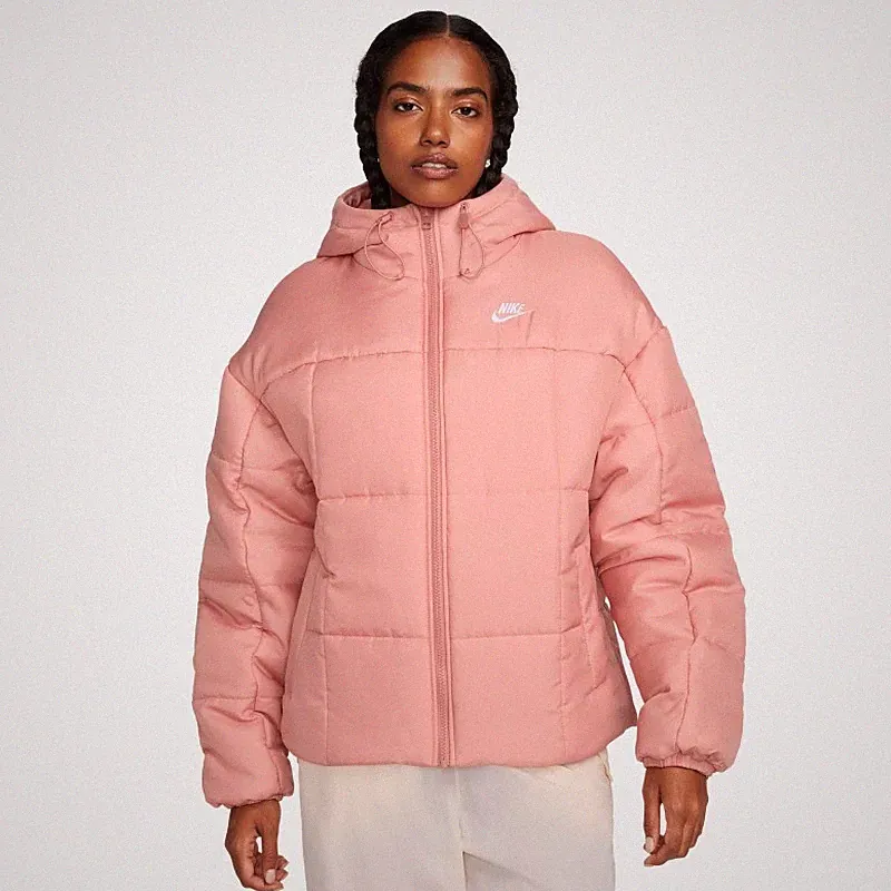 Nike Damen Daunenjacke Therma-FIT FB7672-618 Kapuze Winter Mantel Parka Neu S