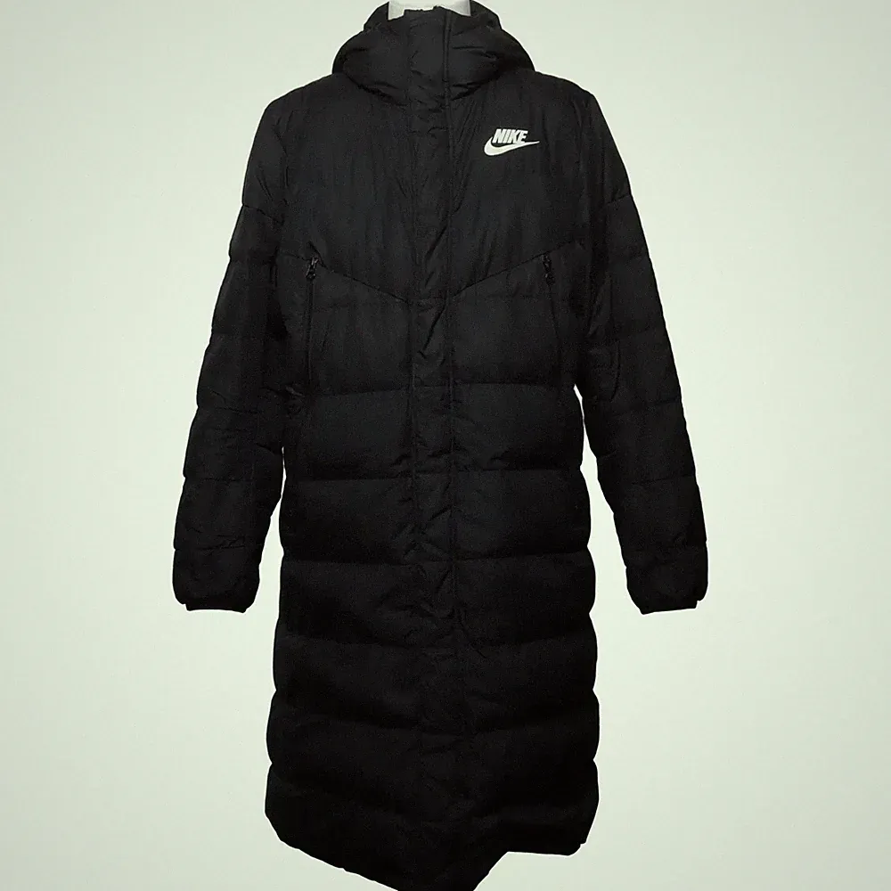 Nike, Daunenmantel, Herren, Größe: M, Schwarz, Daune/Feder/Polyester #NjU