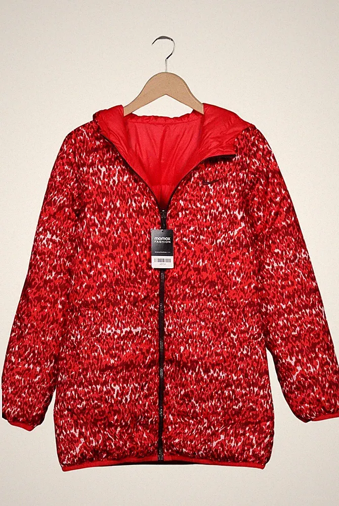 Nike Mantel Damen Jacke Parka Gr. M Daunen Rot #jqt57n2