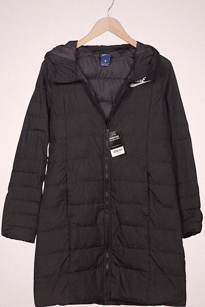Nike Mantel Damen Jacke Parka Gr. M Daunen Schwarz #zkpk803
