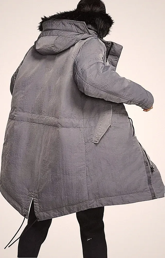 Nike Sportswear Down-Fill Parka Kapuzenjacke Grau BV4751 021 Gr. M/L