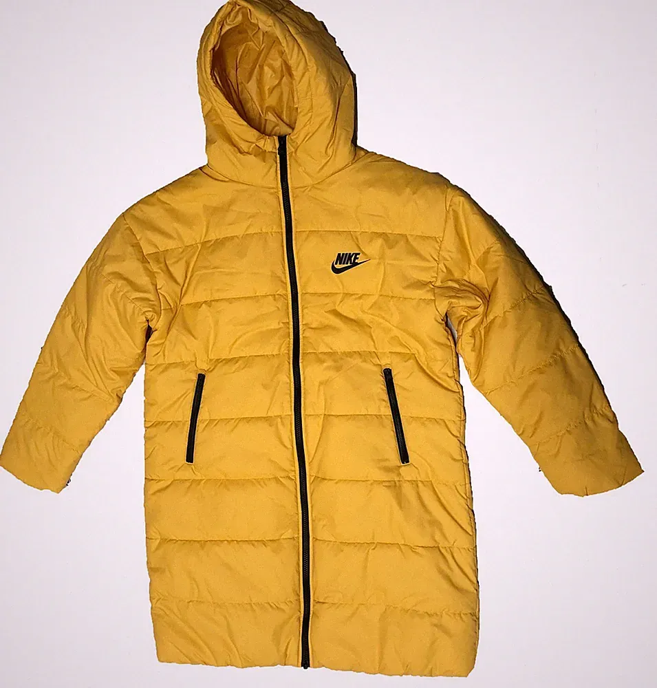 Nike Sportswear Parka Damen Gelb Gr M Jacke Warm Thermore Wintermantel CZ1463