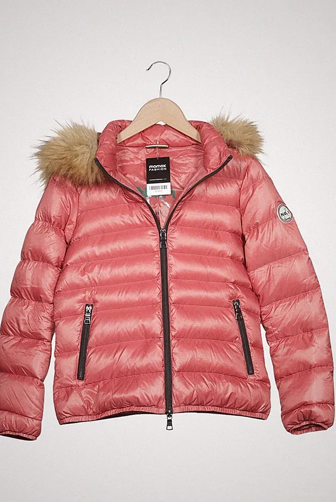 No.1 Como Jacke Damen Anorak Jacket Kurzmantel Gr. XS Daunen Pink #7o160h9