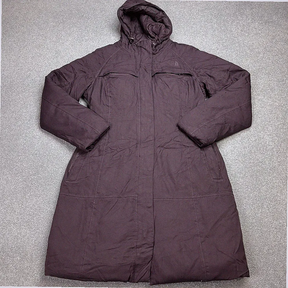 North Face Jacke Damen Medium Lila Gänsedaunen Hyvent Parka Kapuze Mantel Lady*