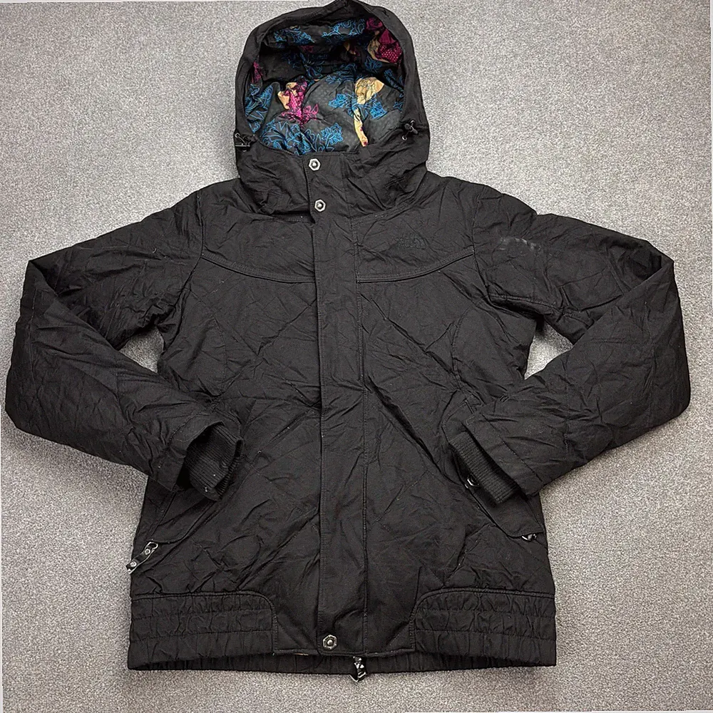 North Face Jacke Damen Small Schwarz 550 Gänsedaunen Thermo Kapuze Mantel Lady*