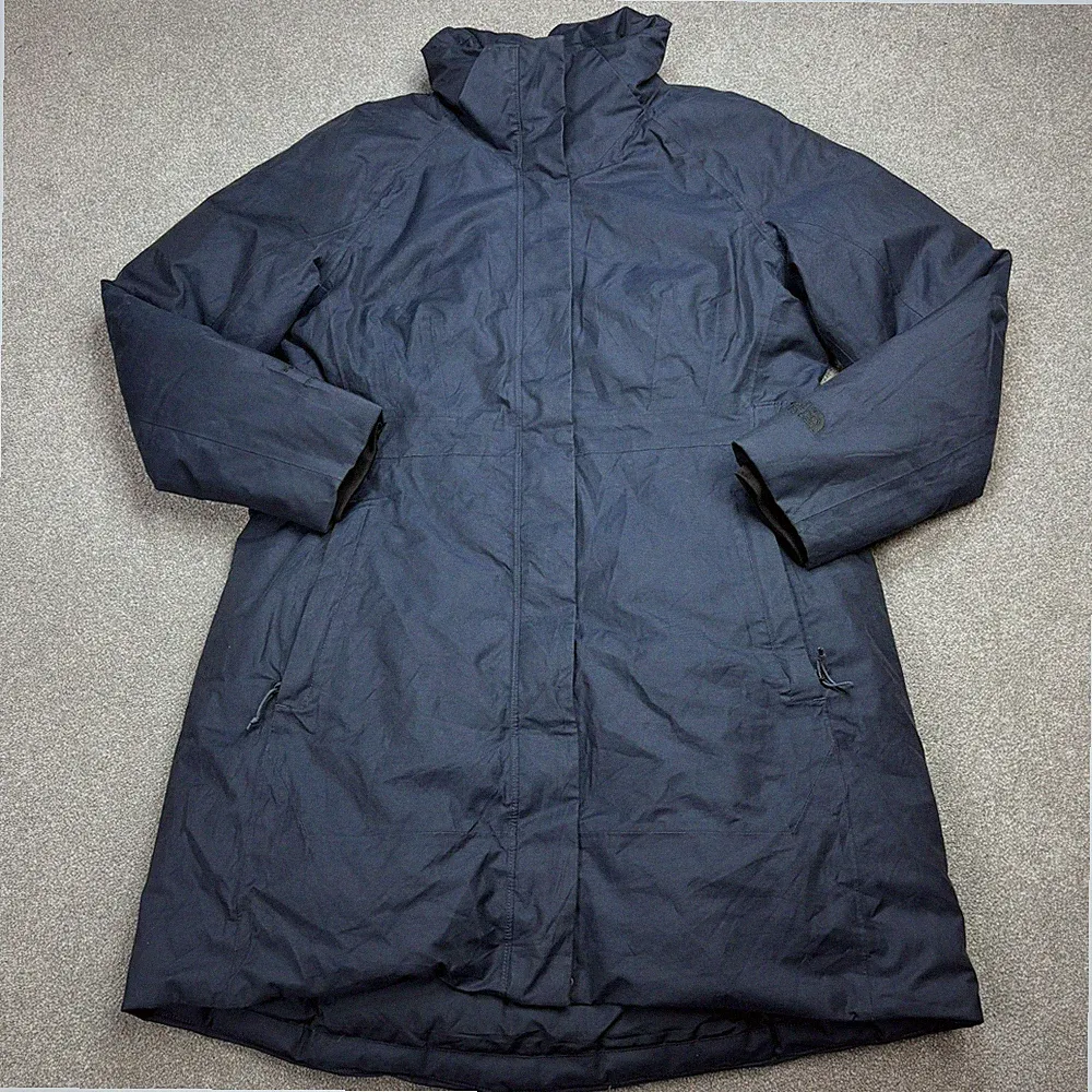 North Face Jacke Damen X Large Blau 550 Dryvent Daunen Parka Thermo Mantel Lady