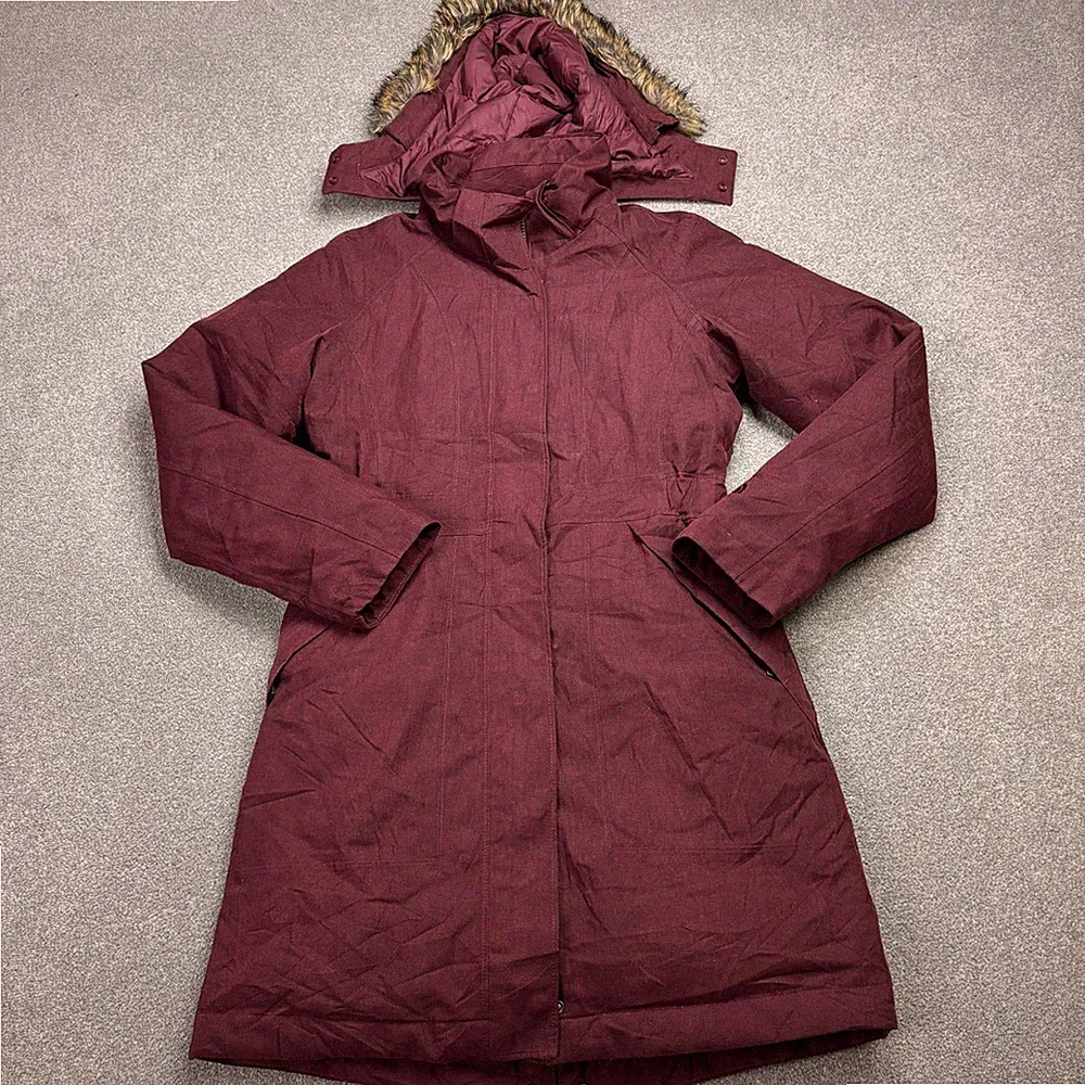 North Face Jacke Damen X Small Rot Dryvent Daunenparka Thermo Kapuze Lady