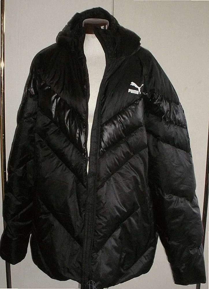 NP 200€: Neu Puma Damen Mantel Winter MCS Shiny Puffer Down Jacket Daune Gr. XXL