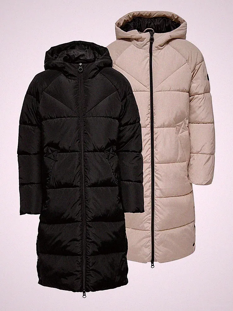 Only Damen Oversize Puffermantel OnlNewAmanda Winter - Jacke mit Kapuze