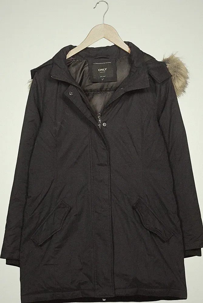ONLY Jacke Damen Anorak Jacket Kurzmantel Gr. M Baumwolle Daunen Sch... #hci7b9q