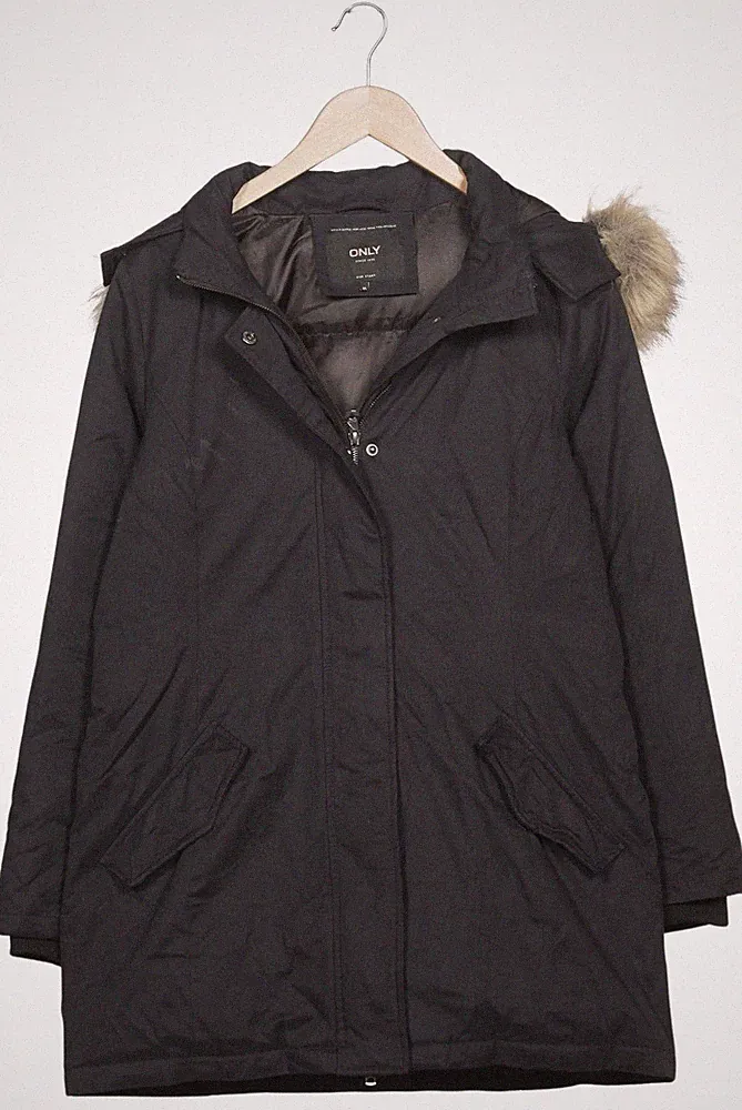ONLY Jacke Damen Anorak Jacket Kurzmantel Gr. M Baumwolle Daunen Sch... #hci7b9q