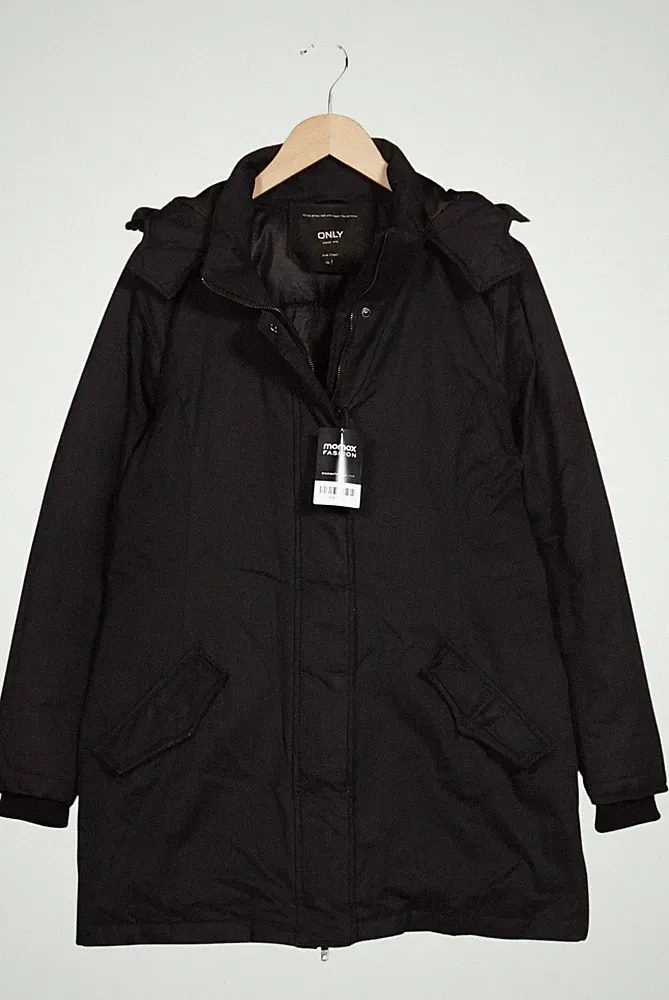 ONLY Jacke Damen Anorak Jacket Kurzmantel Gr. M Baumwolle Daunen Sch... #hdhmecr