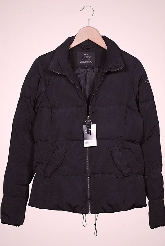 ONLY Jacke Damen Anorak Jacket Kurzmantel Gr. M Daunen Schwarz #s71k9ta