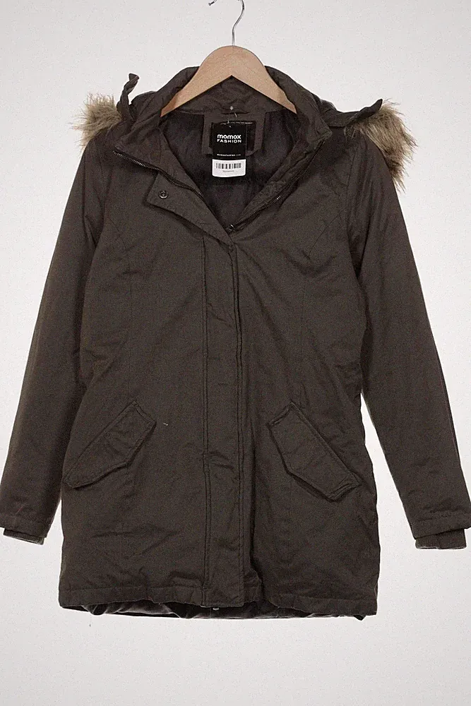 ONLY Mantel Damen Jacke Parka Gr. S Baumwolle Daunen Grün #ek44vfw