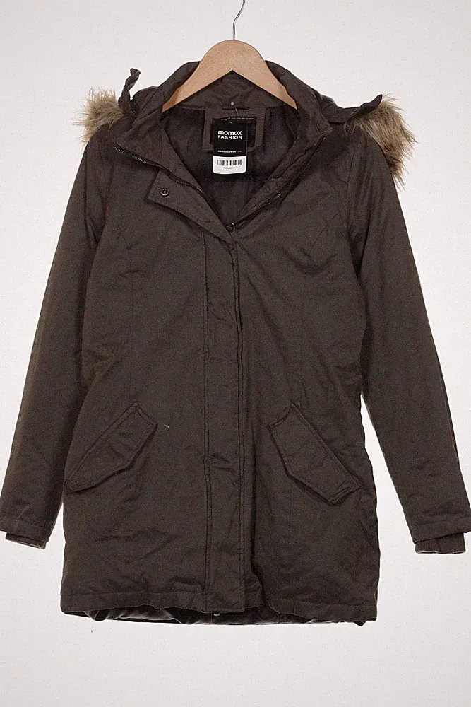 ONLY Mantel Damen Jacke Parka Gr. S Baumwolle Daunen Grün #ek44vfw