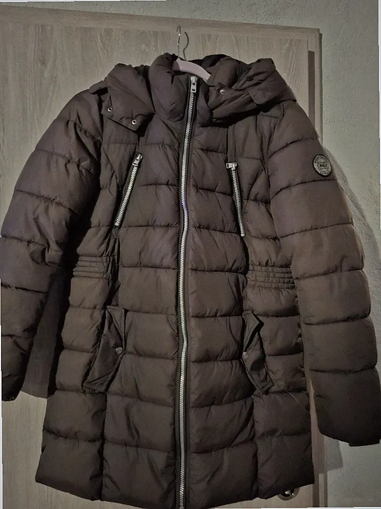 Only:Tolle Jacke/Mantel mit Kapuze,Fb. Braun,Gr. L,NP 99€,wie Neu