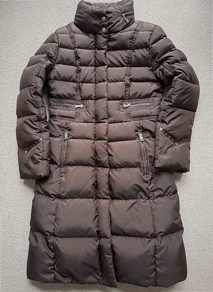 Original Bogner Daunenmantel, Größe 38, braun, nur einmal getragen, neuwertig!