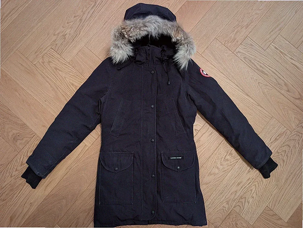 Original Canada Goose Trillium Parka – Damen XS – Schwarz