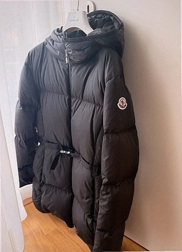 original ♛ MONCLER Daunenmantel ♛ Gr. 3 (38-40) schwarz, wie neu