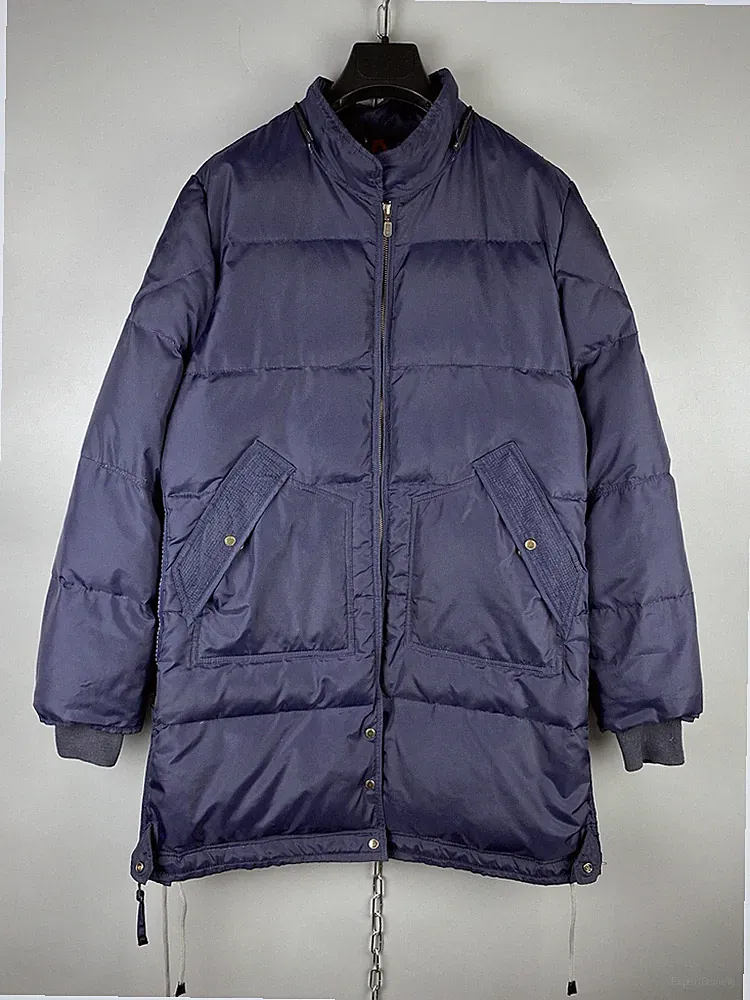 Parajumpers Damen Nylon Navy Blau Masterpiece Daunen Mantel Jacke Größe M