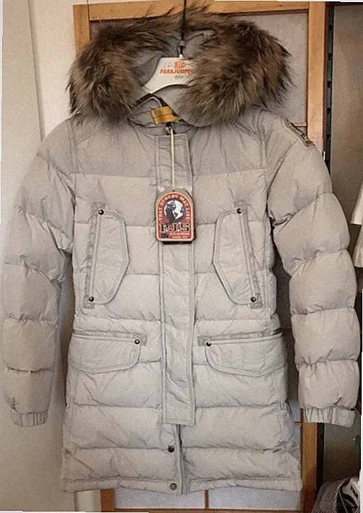 Parajumpers Daunenmantel Harraseeket-Silver Größe S /152 SALE %%NEU!