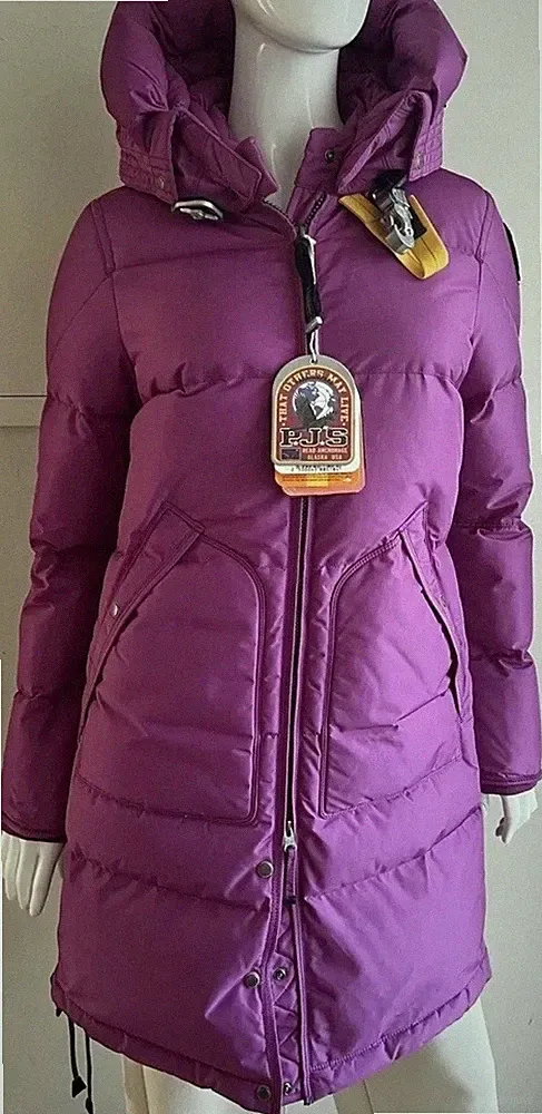 Parajumpers Daunenmantel Long Bear Lila Gr. S LP: 799 EU NEU