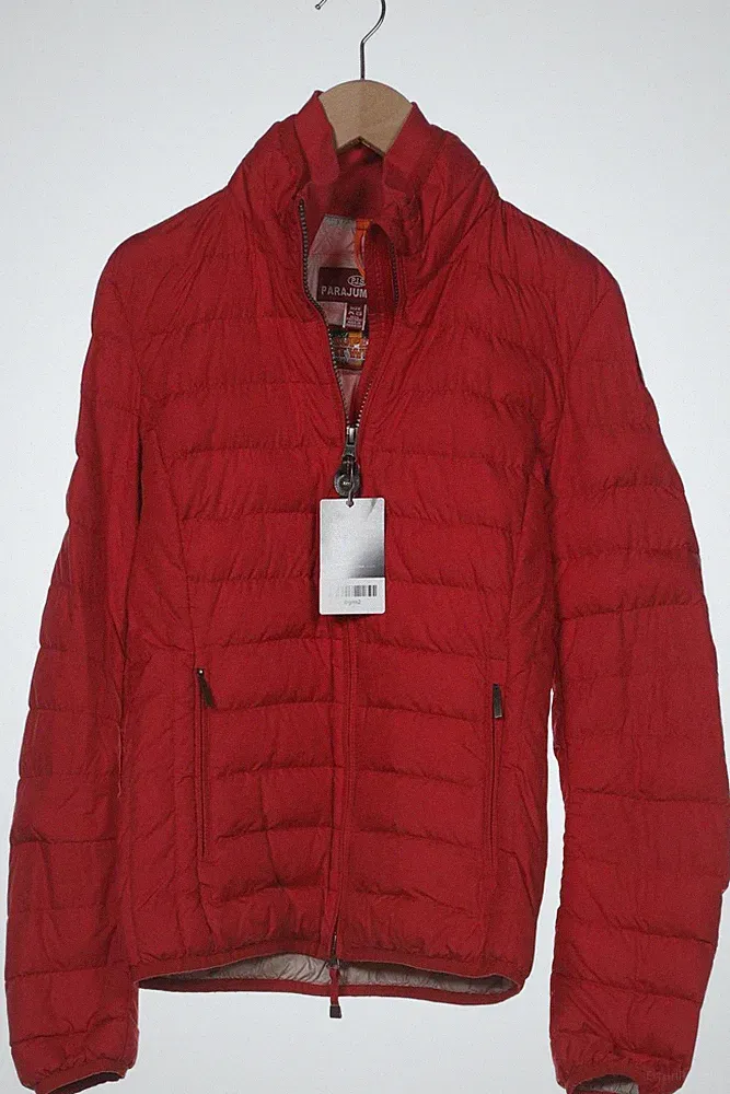 Parajumpers Jacke Damen Anorak Jacket Kurzmantel Gr. XS Daunen Rot #3hhl2ni