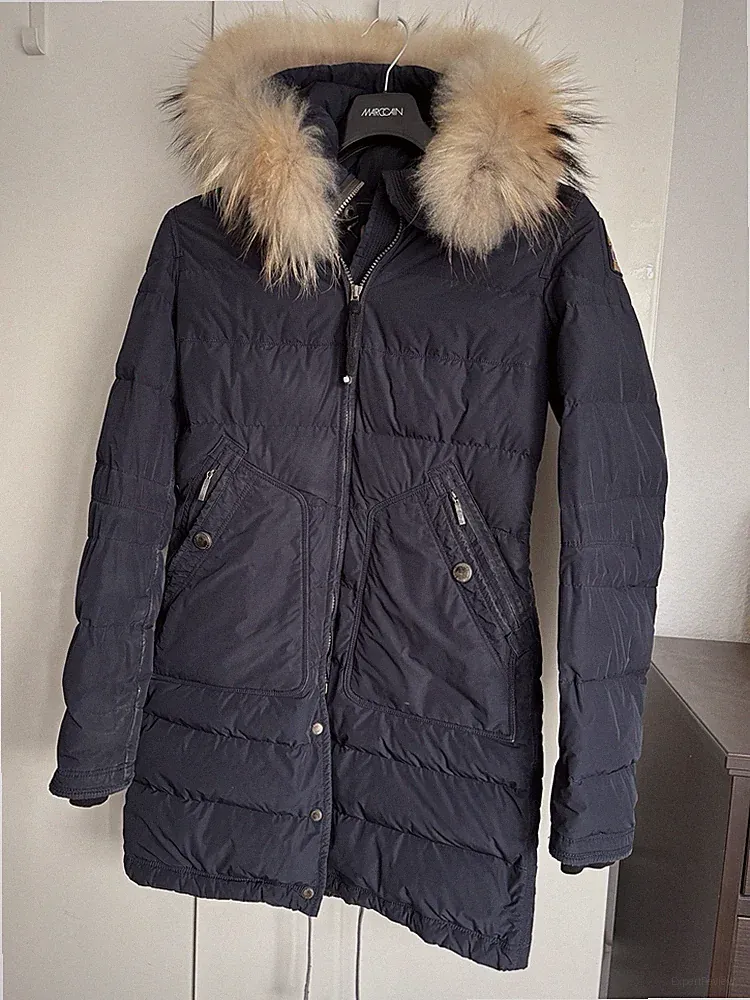 Parajumpers Light Long Bear Navyblau Xxs 32 34 Mantel Jacke Wintermantel Daunen
