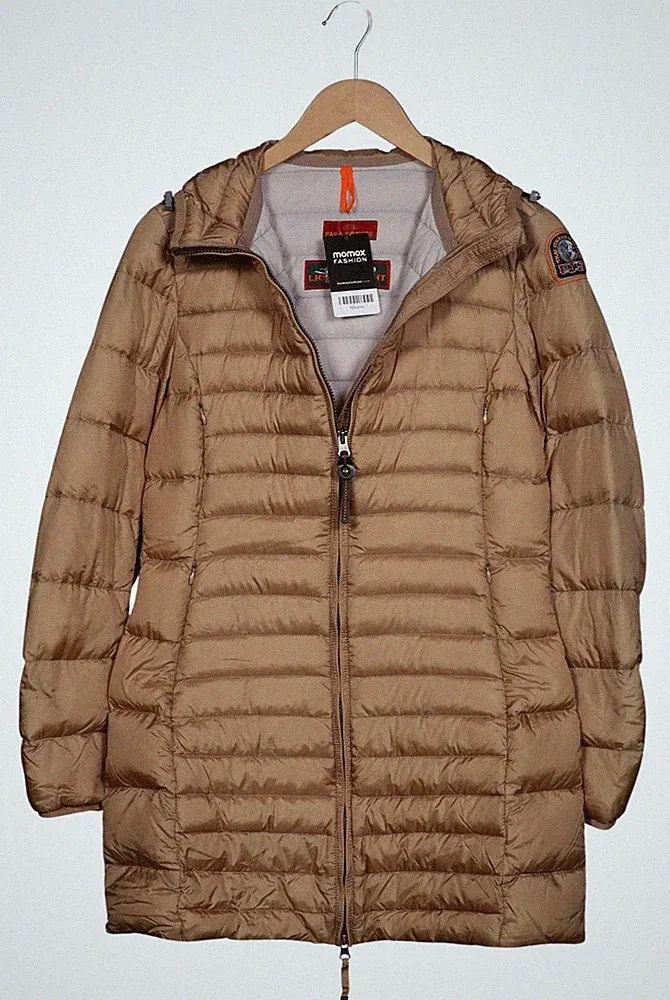 Parajumpers Mantel Damen Jacke Parka Gr. M Daunen Beige #t50u2no