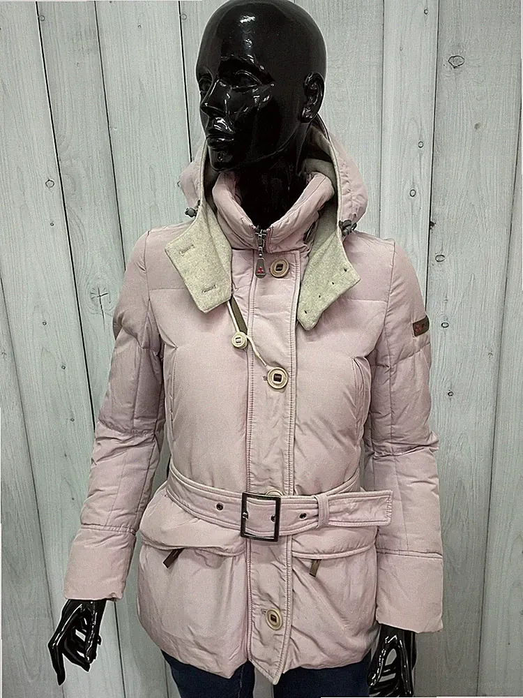 Parka PEUTEREY STORM Damen Größe 42 Jacke Rosa Mantel Logo Frau