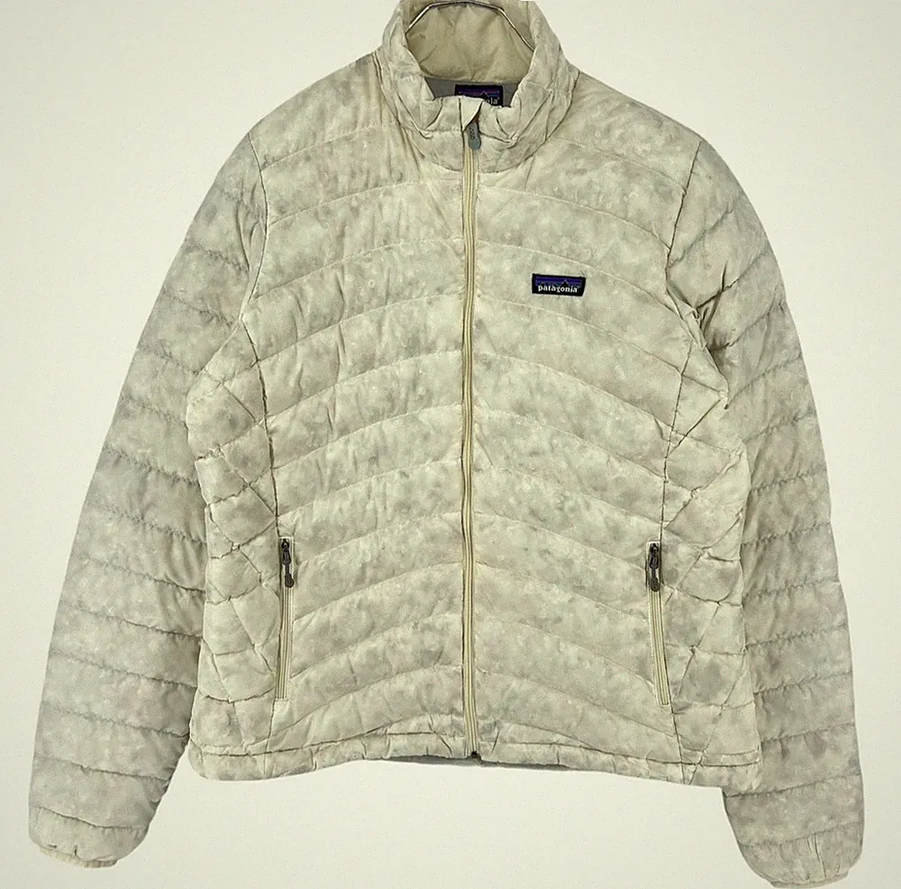 Patagonia Damen Bomber Puffer Daunenjacke Mantel Größe L