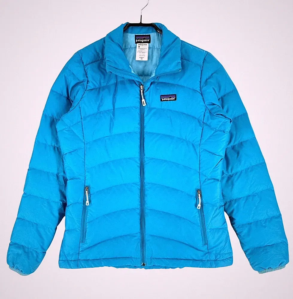 Patagonia Damen Puffer Bomber Daunenjacke Mantel Größe XS