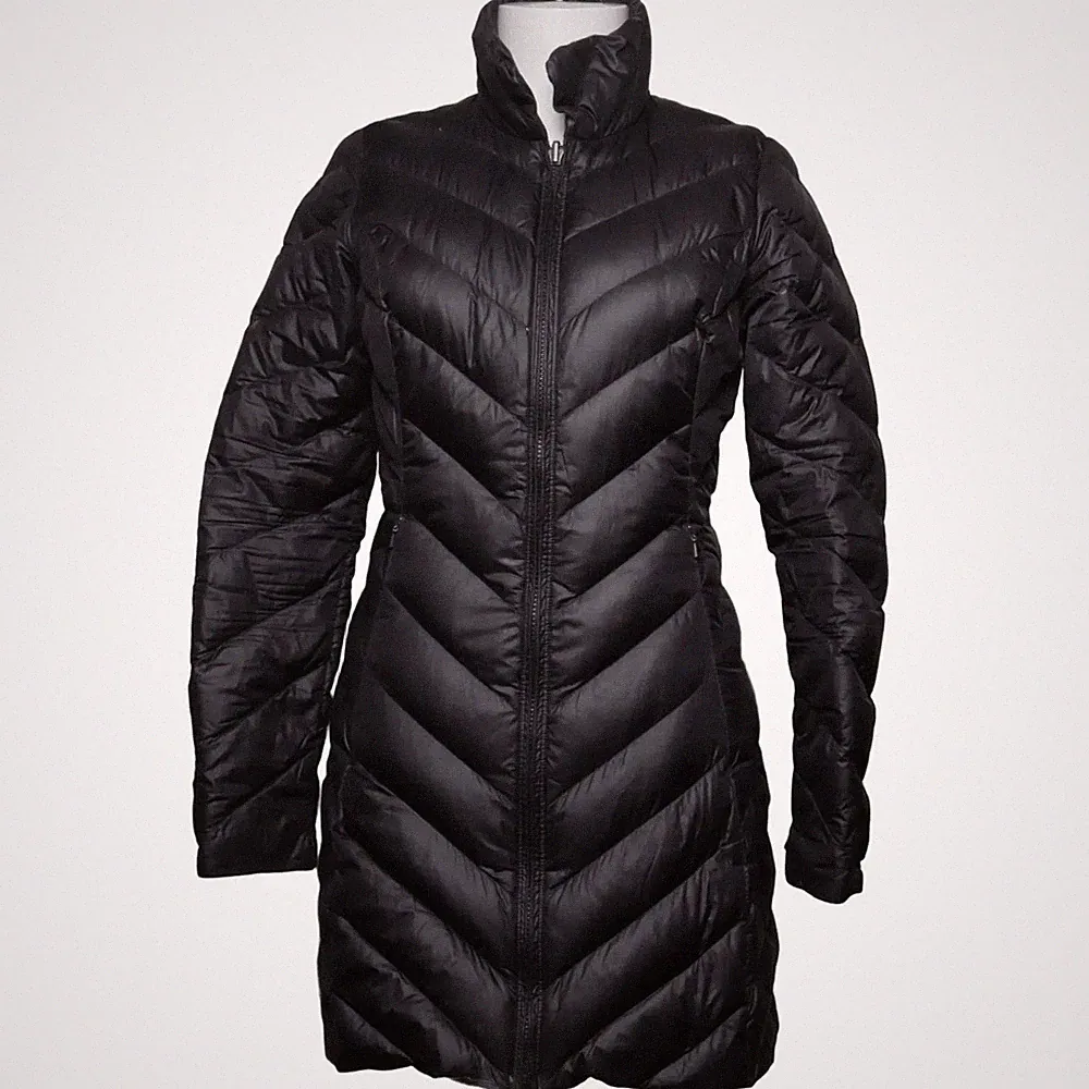 Patagonia, Daunenmantel, Damen, Größe: XS, Grau, Daune/Polyester, Chevron #8Dx