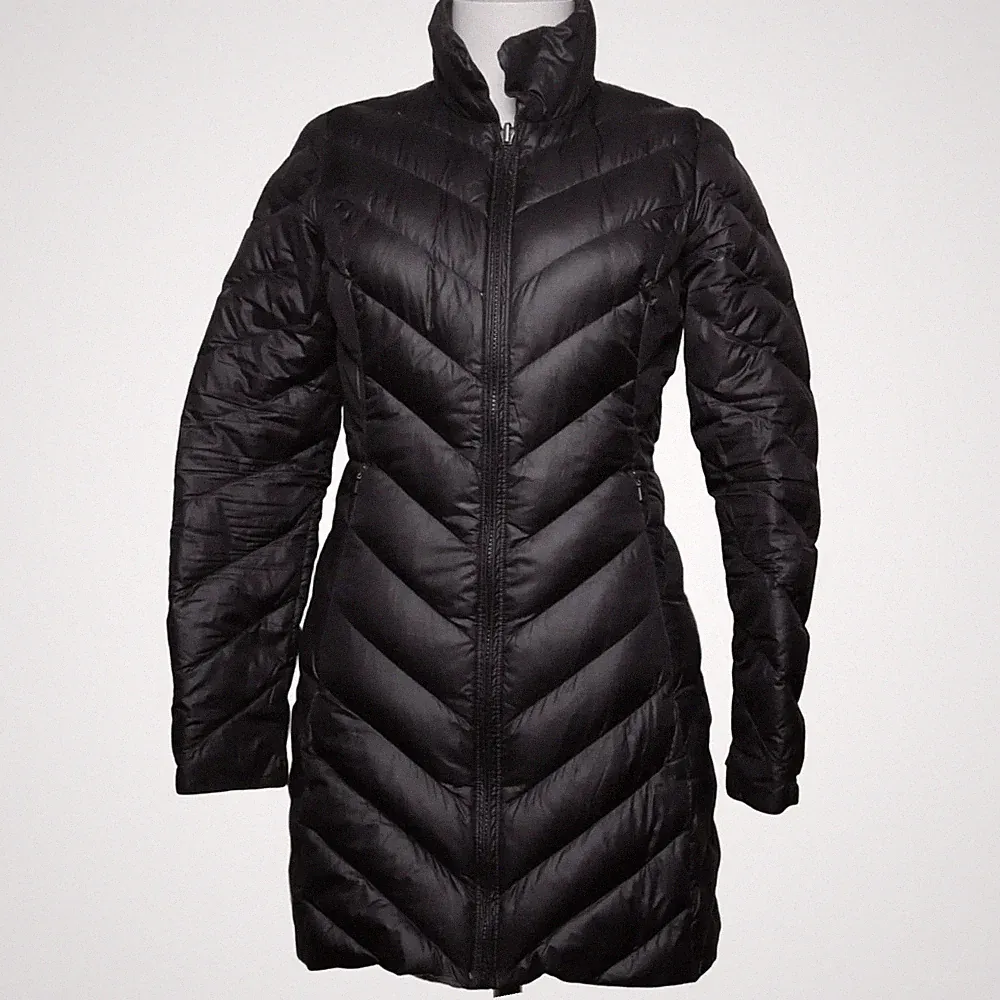 Patagonia, Daunenmantel, Damen, Größe: XS, Grau, Daune/Polyester, Chevron #8Dx