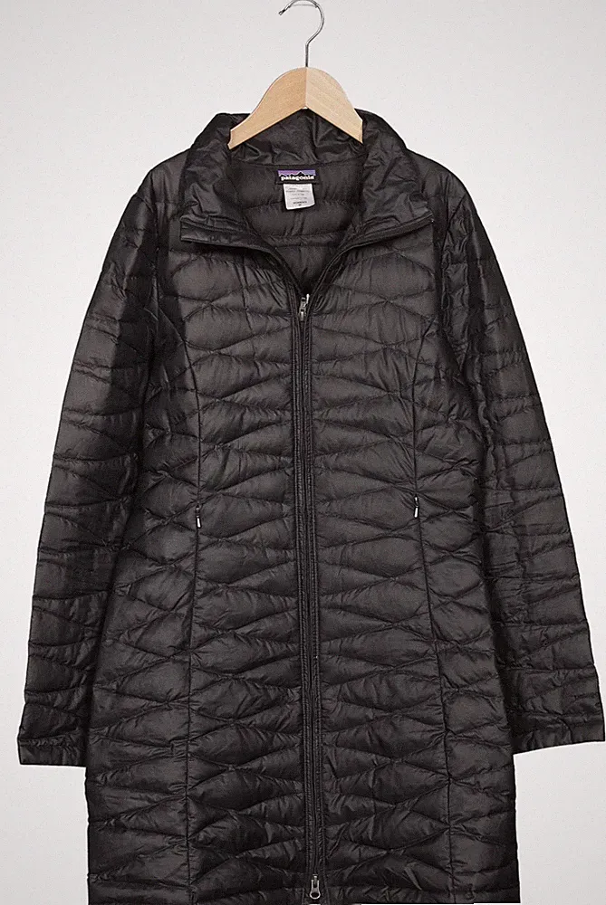 patagonia Mantel Damen Jacke Parka Gr. M Daunen Schwarz #5lrp4rr