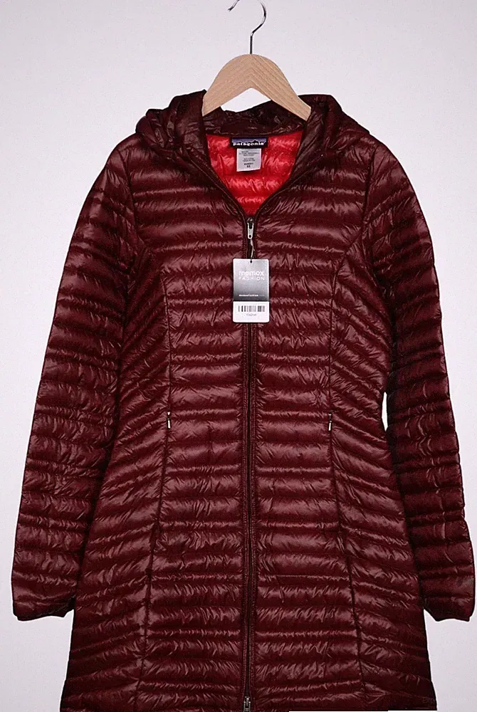 patagonia Mantel Damen Jacke Parka Gr. XS Daunen Bordeaux #xcsjjsb