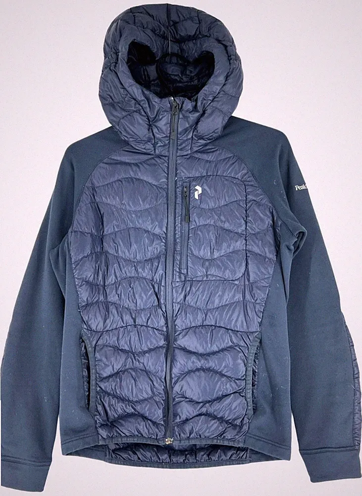Peak Performance Damen mit Kapuze 90% Entendaunen JACKE MANTEL GRÖSSE S