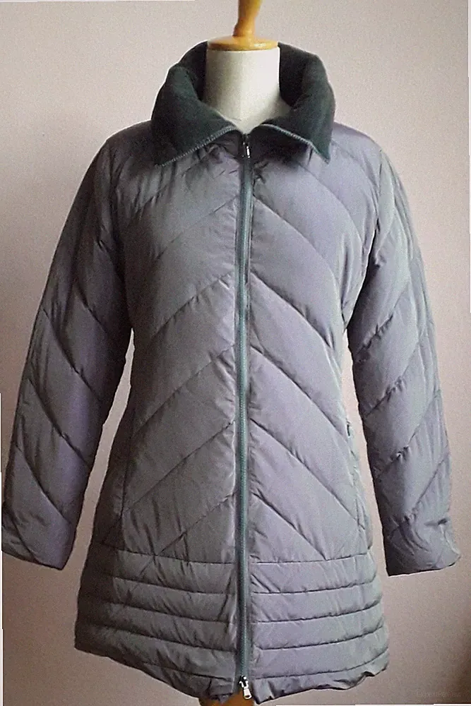 PENNYBLACK / MAX MARA STEPP DAUNEN MANTEL GR. 36 LILA CHANGIEREND, REISSER, TOP