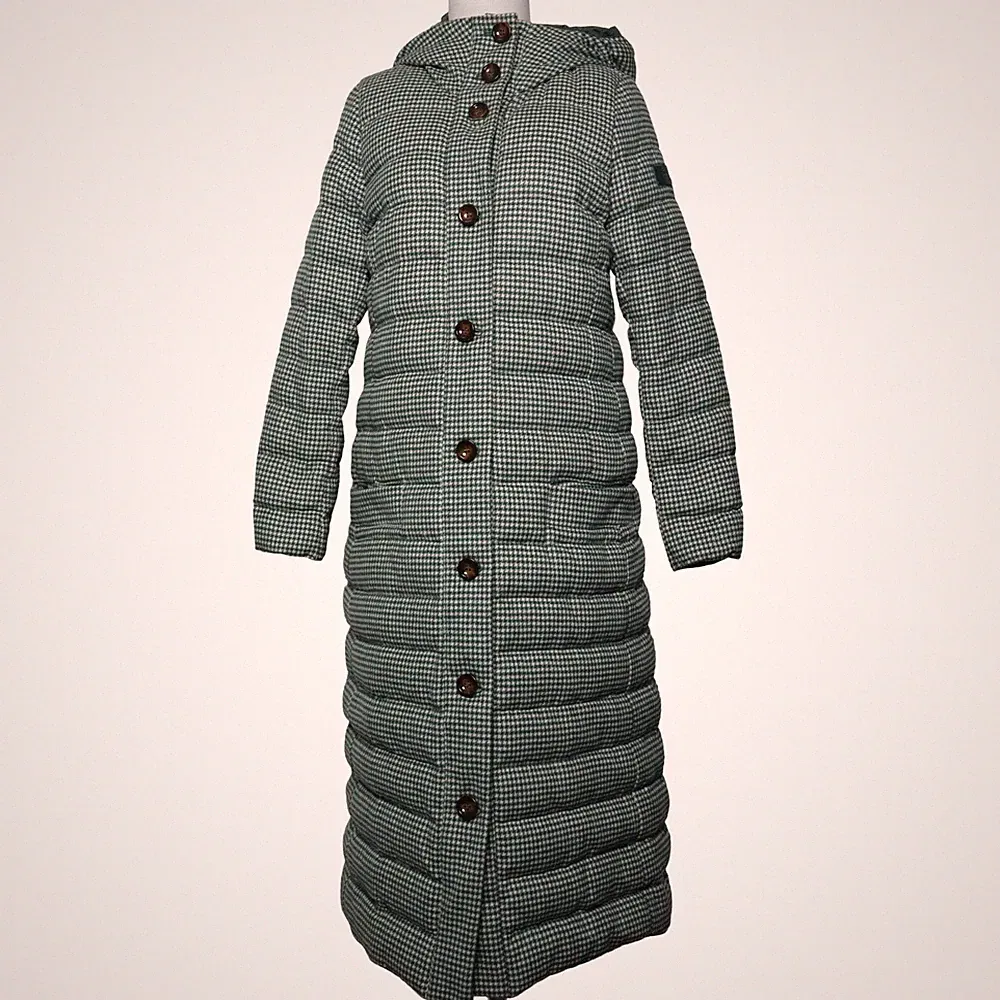Peuterey, Daunenmantel, Damen, Größe: 42, model: mauria fl, Grün/Weiß #XHl