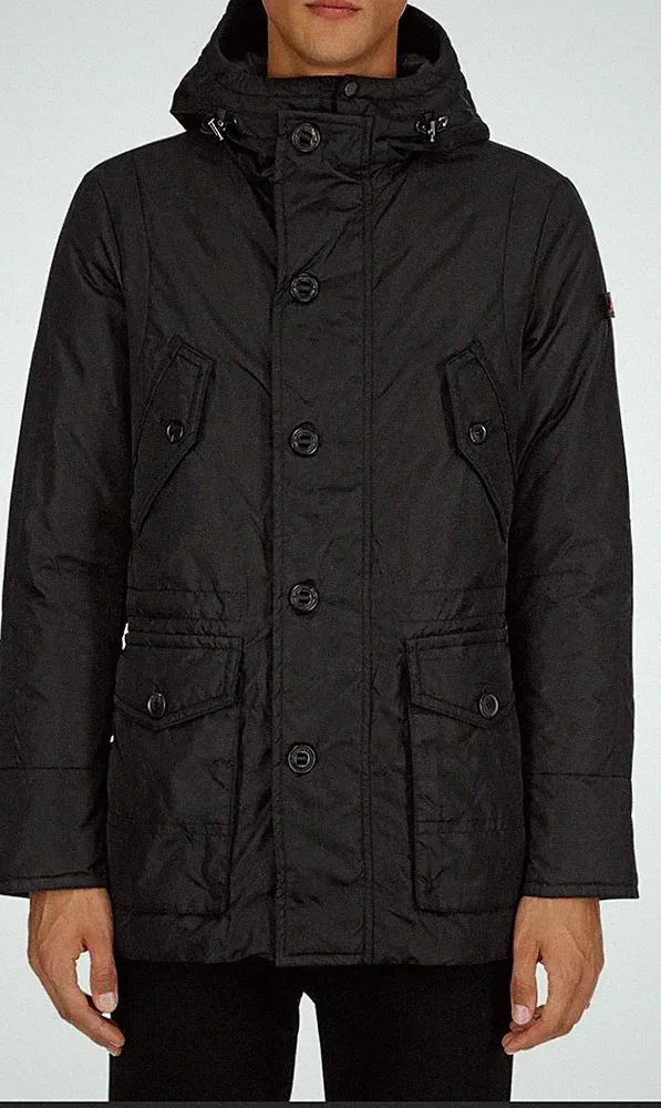 PEUTEREY HASSELBLAD PELZKRAGEN DAUNENMANTEL DOWN JACKET DAUNEN-JACKE COAT XS